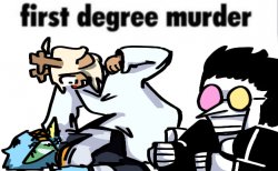 first degree murder Meme Template