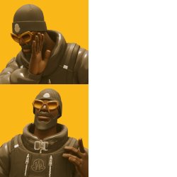 Andre Hotline Bling Meme Template