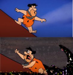 Fred Flinstones Dies Meme Template