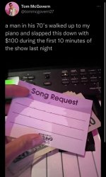 Song Request Meme Template