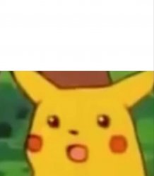 Pikachu Surprised Meme Template