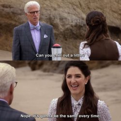 Good Place Chill Out Meme Template