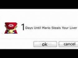 3 days until mario steals your liver Meme Template