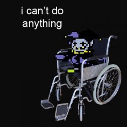 jevil cant do anything Meme Template