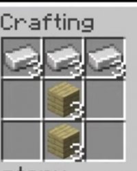 Crafting a pick axe Meme Template