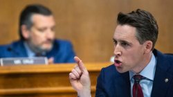 Josh Hawley gives his Roomba impression at Justice Jackson Meme Template