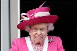 The Queen is Not Happy Meme Template