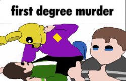 first degree murder FNaF Meme Template