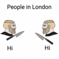 People in London Meme Template