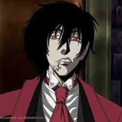 Alucard mildly degusted Meme Template