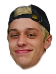 Pete Davidson head transparent Meme Template