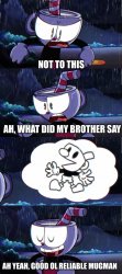 What did my brother say (remastered) Meme Template