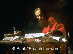 Paul writing Meme Template