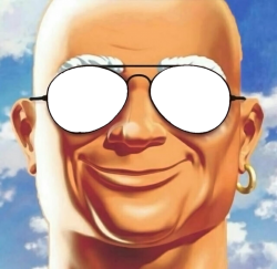 Mr clean sunglasses blank Meme Template