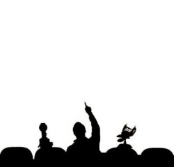 Mystery Science Theatre 3000 silhouettes Meme Template