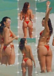 Dua Lipa bikini Meme Template