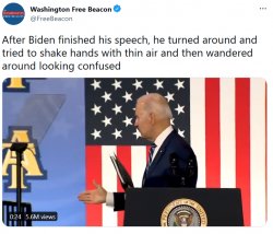 Shaking hands Biden Meme Template