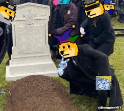 Diamond Hand Grave Yard Dooggies Meme Template