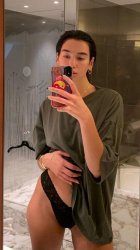 Dua Lipa selfie Meme Template