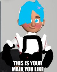 this is your maid you like Meme Template