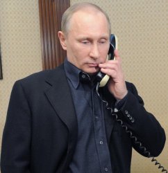 Putin on phone Meme Template