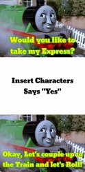 Who Says Yes to Henry Meme Template