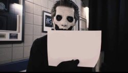 Papa Emeritus IV with blank paper Meme Template