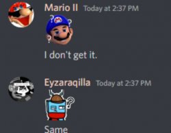 2 guys on discord don't get it Meme Template