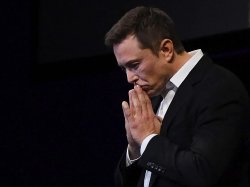 Elon Musk praying Meme Template