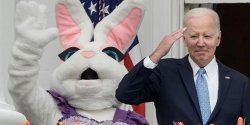 BidenBunnyBozo Meme Template