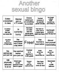 horny bingo Meme Template