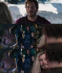 Thor/Starlord What You Love Meme Template