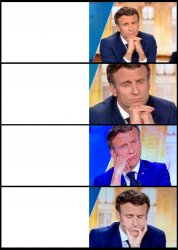 Expanding Macron Meme Template