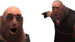 Heavy tf2 pointing Meme Template