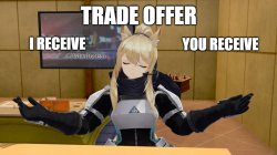 Nearl Trade Offer Meme Template
