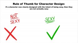 Rule of Thumb for Character Design: Meme Template