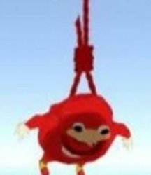 Knuckles commiting suicide Meme Template