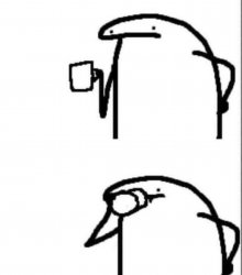 Sipping Drink Meme Template