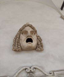 Open mouth Roman fresco Meme Template