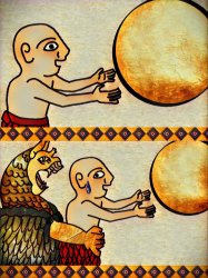 Sumerian running away balloon Meme Template