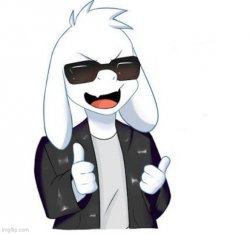 Cool Asriel Meme Template