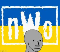 Npc nwo Ukraine flag Meme Template