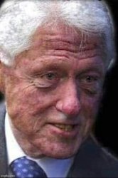 Black background Ill Bill STD ravaged Clinton Meme Template