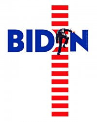 Biden stairs logo Meme Template