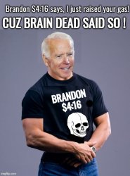 Biden 416 Brain Dead Brandon Meme Template
