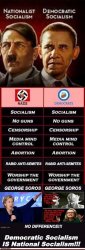 Democratic Socialism is National Socialism chart Meme Template