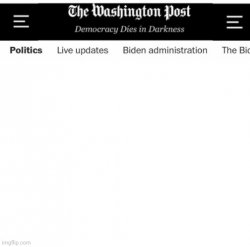 WaPo template Washinton Post front page Meme Template