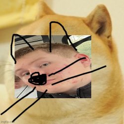 Humanoid Shiba dog Meme Template