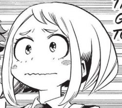 Uraraka is concerned Meme Template