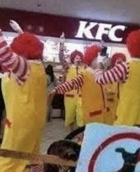 kfc clowns Meme Template